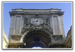 Lisbon Clock Augusta Street.